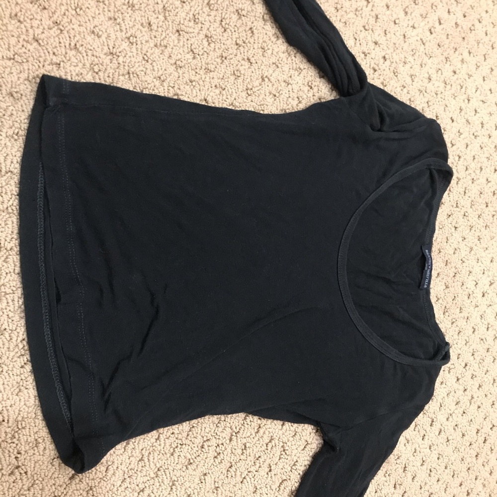Long sleeve brandy Melville black top